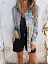 Casual Suede Modieus Overhemd