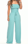 ESTRADA| Strapless waist jumpsuit